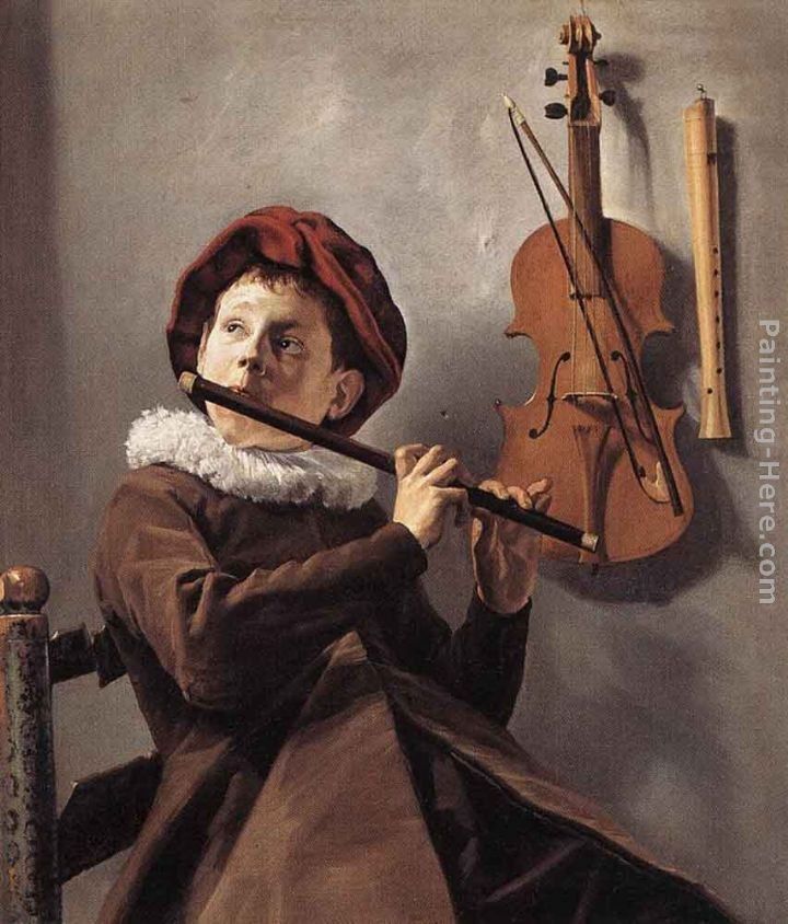 Judith Leyster Young Flute Player